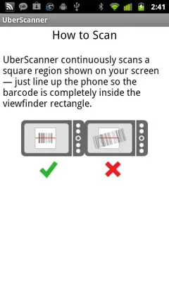 UberScanner android App screenshot 2